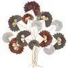 Image de Déco murale arbre en métal multicolore 78x8x80 cm