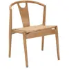 Image de Lot de 2 chaises en bois marron 56x53x76 cm