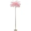 Image de Lampadaire à plumes roses, ø 55x160 cm