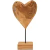 Image de Sculpture en bois marron 20x12x37 cm