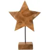 Image de Sculpture en bois marron 28x12x42 cm