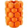 Image de Vase en résine orange composé d’oranges ø 19x28 cm