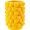 Image de Vase en résine jaune composé de citrons ø 21x28 cm