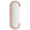 Image de Miroir mural en velours rose 60x7x160 cm