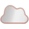 Image de Miroir mural en velours rose 90x4x60 cm