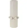 Image de Vase en céramique beige avec sphères ø 15,5x41 cm