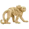 Image de Singe en résine dorée 29,5x11,5x18,5 cm
