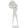 Image de Homme en résine blanche 18x12,5x50 cm