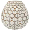 Image de Vase en résine blanche ø 27x27 cm