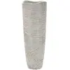 Image de Vase en résine blanche ø 19x55 cm
