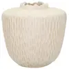 Image de Vase en magnésium couleur crème ø 35x32,5 cm