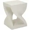 Image de Table basse en magnésium blanc, 34 x 34 x 45 cm