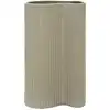 Image de Vase en métal beige 21x12x36 cm