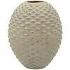 Image de Vase en résine beige ø 23,5 x 28,5 cm