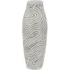 Image de Vase en résine blanche ø 18,5 x 50 cm