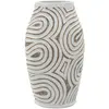 Image de Vase en résine blanche ø 19,5 x 35 cm