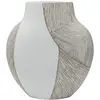 Image de Vase en résine blanche 35 x 13,5 x 37,5 cm