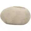 Image de Vase d'extérieur beige en résine, 54,5 x 42,5 x 30 cm