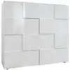 Image de Buffet 2 portes - l121 cm - blanc