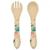 Image de Couverts en silicone paresseux en silicone beige 14 cm
