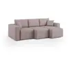 Image de Canapé avec 3 assises en tissu imperméable 245 cm rose