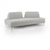 Image de Canapé modulable avec dossier amovibles 167 cm gris