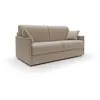 Image de Canapé lit convertible en tissu imperméable 169 cm beige