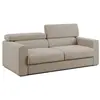 Image de Canapé avec pouf amovible 188 cm beige
