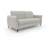 Image de Canapé lit convertible en tissu imperméable 215 cm crème