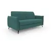 Image de Canapé lit convertible en tissu imperméable 215 cm vert pétrole