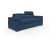 Image de Canapé convertible matelas h18 200 cm bleu