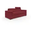 Image de Canapé convertible matelas h18 220 cm rouge