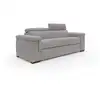 Image de Canapé convertible matelas h18 220 cm gris clair