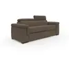 Image de Canapé convertible matelas h18 220 cm brun