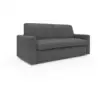 Image de Canapé lit convertible h20 imperméable 192 cm anthracite