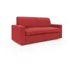 Image de Canapé lit convertible h20 imperméable 212 cm rouge