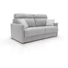 Image de Canapé lit convertible en tissu imperméable 156 cm gris clair