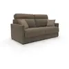 Image de Canapé lit convertible en tissu imperméable 176 cm brun