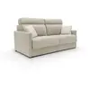 Image de Canapé lit convertible en tissu imperméable 196 cm crème
