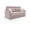 Image de Canapé lit convertible en tissu imperméable 196 cm rose