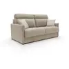 Image de Canapé lit convertible en tissu imperméable 196 cm beige