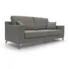 Image de Canapé en tissu imperméable antitache 166 cm taupe