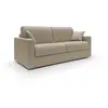Image de Canapé lit convertible en tissu imperméable 166 cm beige
