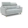 Image de Canapé convertible avec têtières réglables 200 cm vert