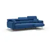 Image de Canapé 3 assises extensibles en tissu imperméable 244 cm bleu