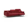 Image de Canapé 3 assises extensibles en tissu imperméable 244 cm rouge