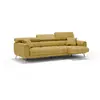 Image de Canapé 3 assises extensibles en tissu imperméable 244 cm jaune