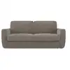 Image de Canapé convertible déhoussable et matelas h18 cm 202 cm taupe