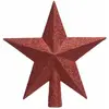 Image de Cime pour sapin de Noël en plastique rouge, H 19 cm