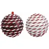 Image de Ensemble de 2 boules de Noël en plastique et mousse, Ø 8 cm